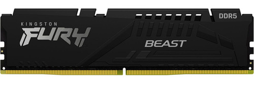 Memoria Ram Fury Beast Gamer Color Negro  16gb 1 Kingston Kf556c40bb-16