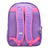 Mochila Platica Polinesia Why Not I Dont Care Estampado Violeta Primaria 0210 Atm