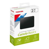 Disco Duro Externo Toshiba Canvio Basics  2tb Negro