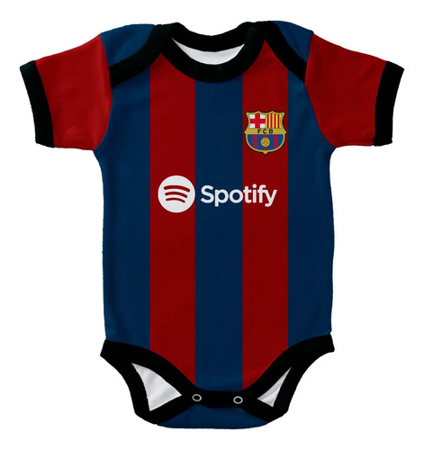 Pañalero Barcelona 23-24, Mameluco, Futbol Jersey Bebé  | Meses sin interés