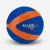 Balón De Voleibol Suave 230-250 G Azul Con Naranja Para Niño