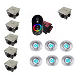 Kit Iluminação Piscina 6 Hiper Led + Comando Touch Sodramar 