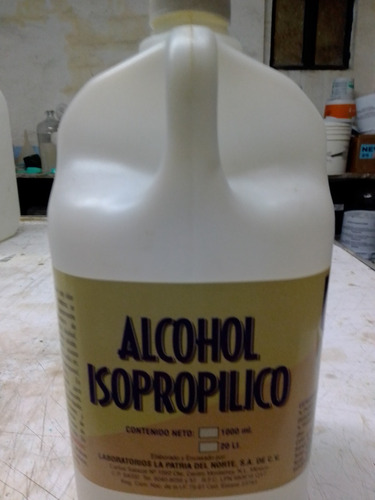 Alcohol Isopropilico 99.9 Grados Gal 4 L 