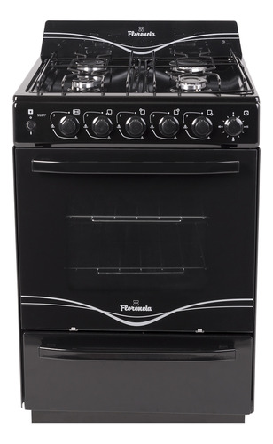 Cocina Florencia Negra 56cm Easy Clean Enc. Electr