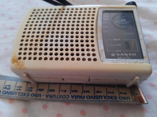 Rádio Antigo Sanyo Rp-1270 Não Funciona Leia Descrição