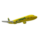 Avión Colección Viva Airbus A320 Amarillo Y Morado 1:400 