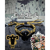 Pulsera De Murano Inspirada En Los Toros Negros Black Clover