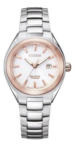 Ew2616-83a Reloj Citizen Donna Titanium Eco Drive 31mm Plate
