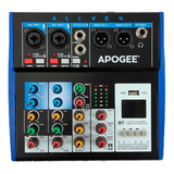 Consola Mixer Apogee Alive 4 2 Canales 1 Stereo
