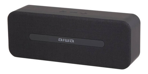 Parlante Bluetooth Portatil De Madera Aiwa Awp-70bt Vc Color Negro