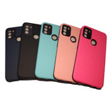 Funda Rígida Alto Impacto Colores Para Moto G50