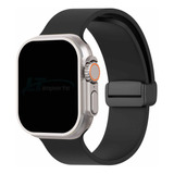 Pulseira Fecho Magnetico Para Apple Watch 8 45mm Series 8