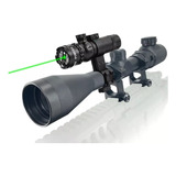 Pack Mira Telescopica 3-9x40 11mm Mira Laser Punto Verde Pcp