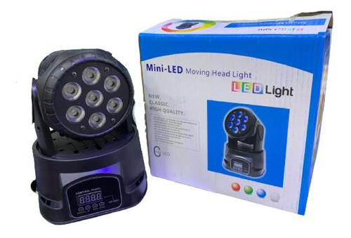 Luces Cabezal 7 Led Dj Programable