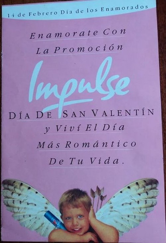 Antigua Publicidad Desodorante Impulse 1996