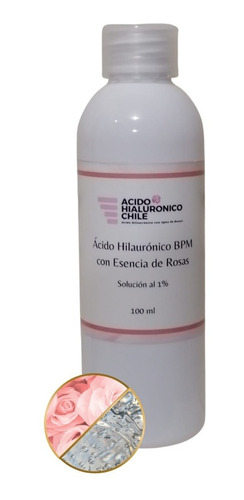 Acido Hilaurónico Agua Y Esencia De Rosas Puro En Gel 100ml