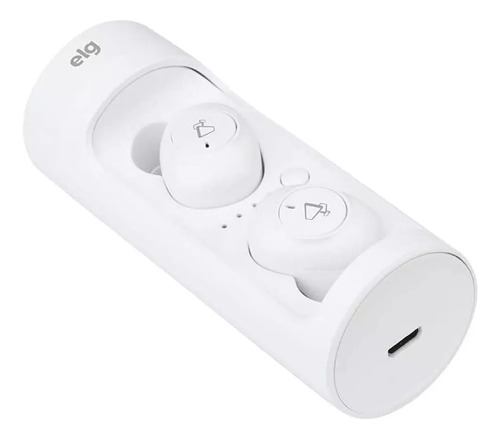Fone De Ouvido Bluetooth Branco Twpro2w ELG Similar Jbl Sony