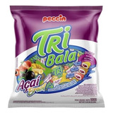 Bala Recheada Tribala Açaí Pacote 500g