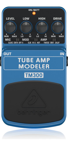 Behringer Tube Amp Modeler Tm300 Pedal De Efecto