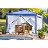 Carpa 3x3 Mts Con Mosquitero Toldo Armable Fiestas Eventos 