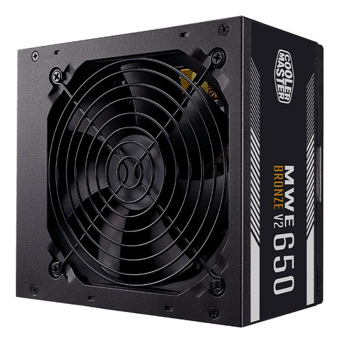 Fonte Cooler Master Mwe 650w 80 Plus Bronze V2 Pfc Ativo