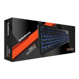 Teclado Para Pc Steelseries Apex 100 Color Del Teclado Negro Idioma Español Latinoamérica