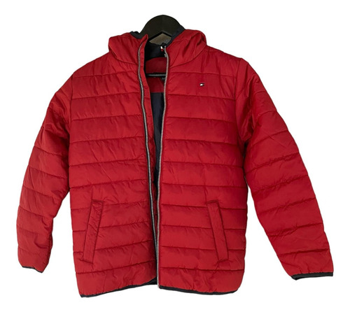 Jaqueta Infantil Puffer Tommy Hilfiger Vermelha/marinho