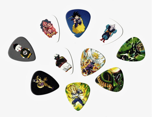 Púas De Guitarra Dbz De Grosor Medio (10 Púas Medianas En Un