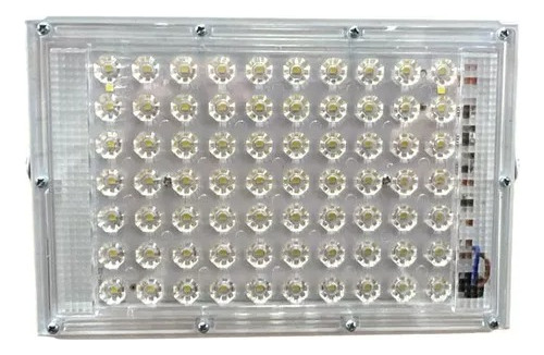 Reflector Led Blanco 100w 70led Exterior Ip65 Alta Potencia