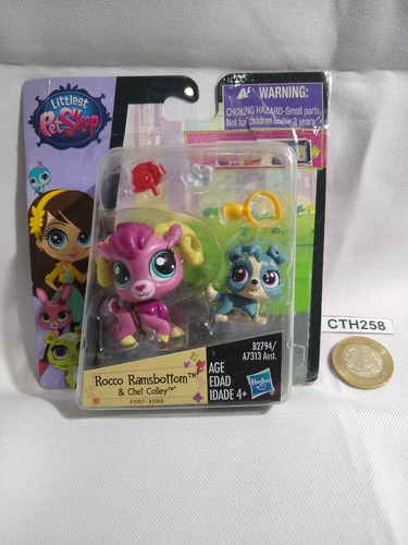 *** 258. Littlest Pet Shop Rocco Ramsbottom & Chet ** Catohe