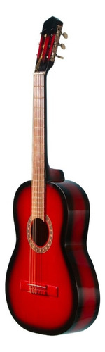 Guitarra Clásica Vego G02 Para Diestros Roja