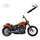 Escapamento Street Bob Low Rider S 2018 A 2022 2x1 Torbal 