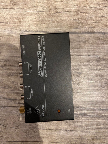 Preamplificador Phono Behringer Para Toca-discos