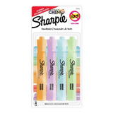 Set X4 Resaltadores Sharpie Accent Tank Colores Pastel 2023