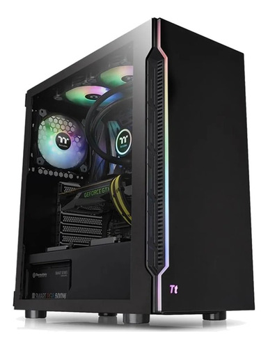 Gabinete Thermaltake H200 Rgb Mid Tower Tg Fan 120 Vidrio *