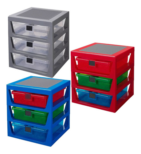 Mueble Cajonera Organizador Lego Storage Rack Tienda Pepino