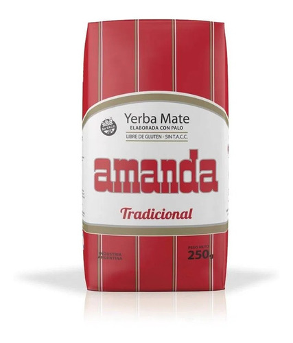 Yerba Amanda Tradicional 250 Gramos