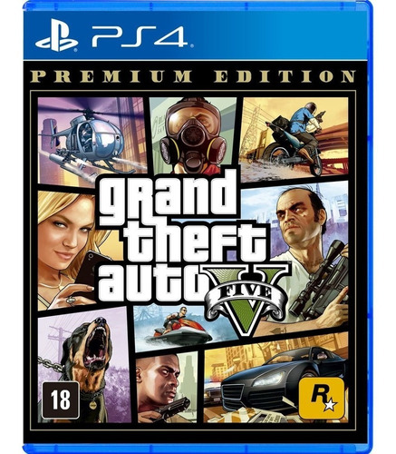 Grand Theft Auto V (gta 5) Premium Edition Ps4 Midia Fisica