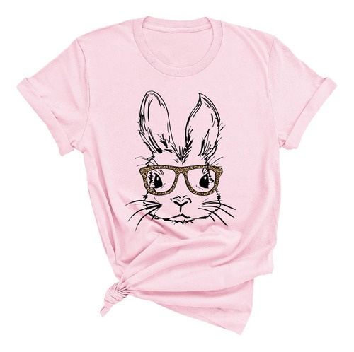 Hermosa Playera Blusa Unisex Lindo Conejo Intelectual Rabbit