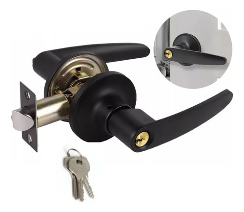 Cerradura Chapa Manija Para Puerta Principal Baño Y Recamar