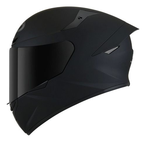 Casco Moto Integral Kyt Tt Course Plain Negro En Devotobikes