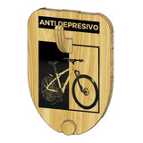 Porta Casco Rack Plegable De Madera + Diseño Ciclismo