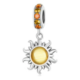 Charm Dije Plata 925 Sol Brillante / Todojoyas