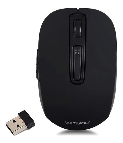 Mouse Multilaser Mo277 Sem Fio Recarregável