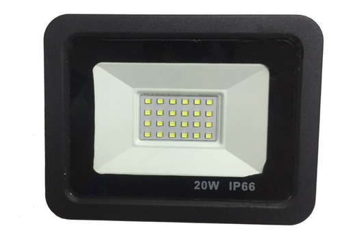 Foco Led Ultra Plano  12v/24v, 20w, 6300k, Luz Blanca 