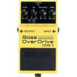 Pedal Boss Odb-3 Bass Overdrive Para Bajo Envío Gratis