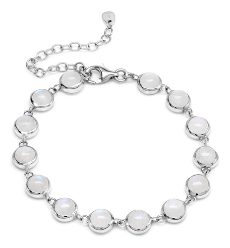 Silvershake Pulsera De Eslabones De Plata De Ley 925 Con Pie