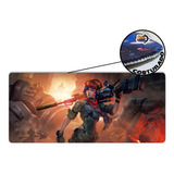 Mouse Pad Gamer League Of Legends Caitlyn 90x40cm Modelo 5