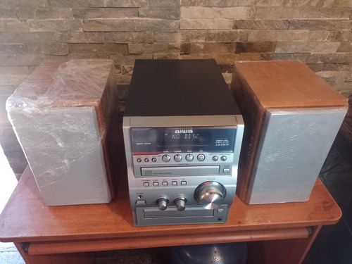 Minicomponente Aiwa Cd-tape-tuner-auxiliar-hifi-stereo