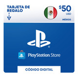 Tarjeta  Playstation México - 50 Usd Psn Código Digital